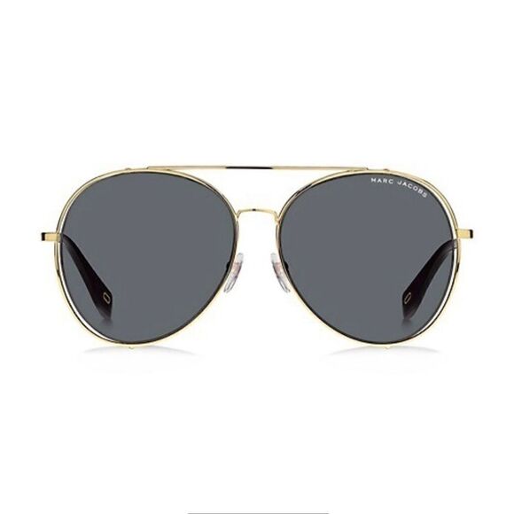MARC JACOBS Metallic Aviator Sunglasses 60mm - Picture 1 of 3